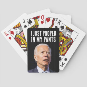 IN PANTS-CHRISTMAS GEKACKT BIDEN SPIELKARTEN