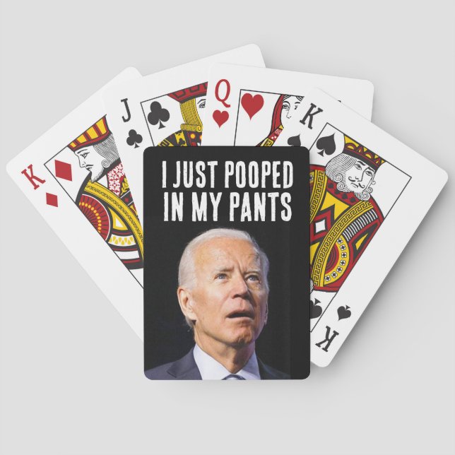 IN PANTS-CHRISTMAS GEKACKT BIDEN SPIELKARTEN (Rückseite)