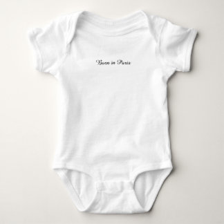In Paris geborenes Baby-Body Baby Strampler