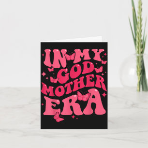 In Patentante Ära Baby Ankündigung für Mama Mutter