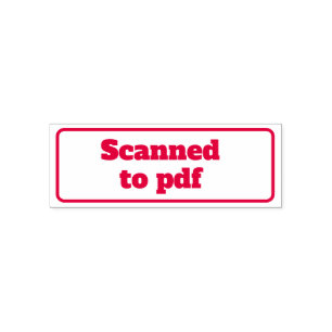 In PDF Business Office-Briefmarke gescannt Permastempel