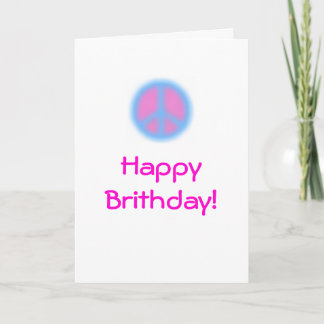 In Peaceful Birthday Karte