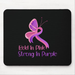 In Pink Starke Violette Gewalt Brustkrebsbewusstse Mousepad