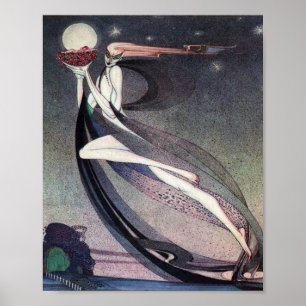 In Powder and Crinolin By Kay Nielsen Poster