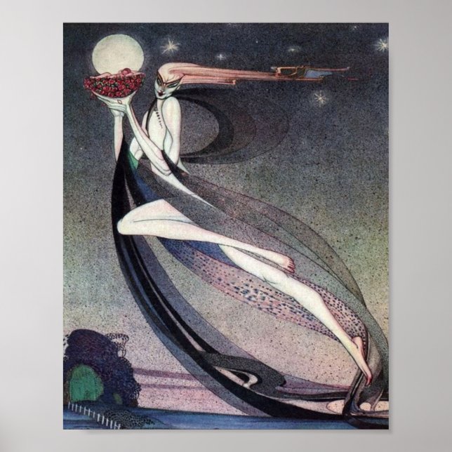 In Powder and Crinolin By Kay Nielsen Poster (Vorne)