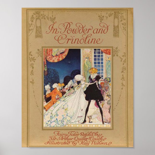 In Powder und Crinoline 1913, Kay Nielsens Abdecku Poster (Vorne)