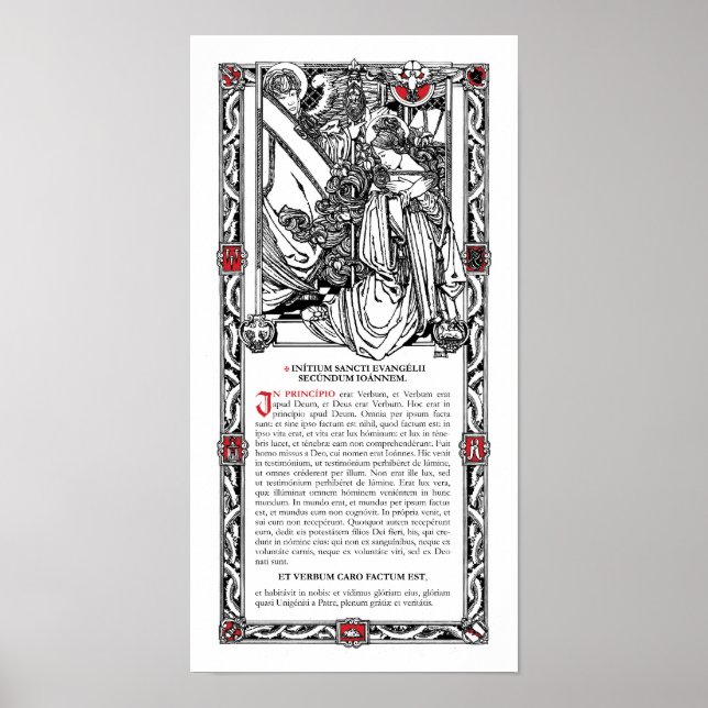 "In Principio" Side Altar Card Poster (Vorne)