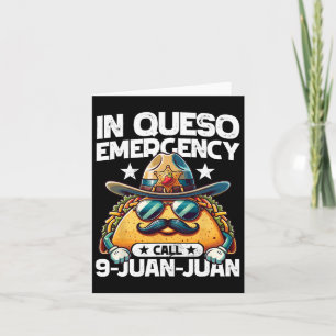 In Queso Notruf 9 Juan Juan Juan! Funny Pun Cin Karte