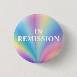 In Remission Abzeichen - Healing Pastel Design Button