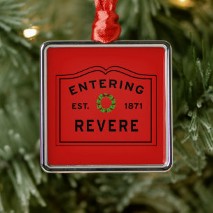 In Revere, MA Weihnachten Ornament Aus Metall