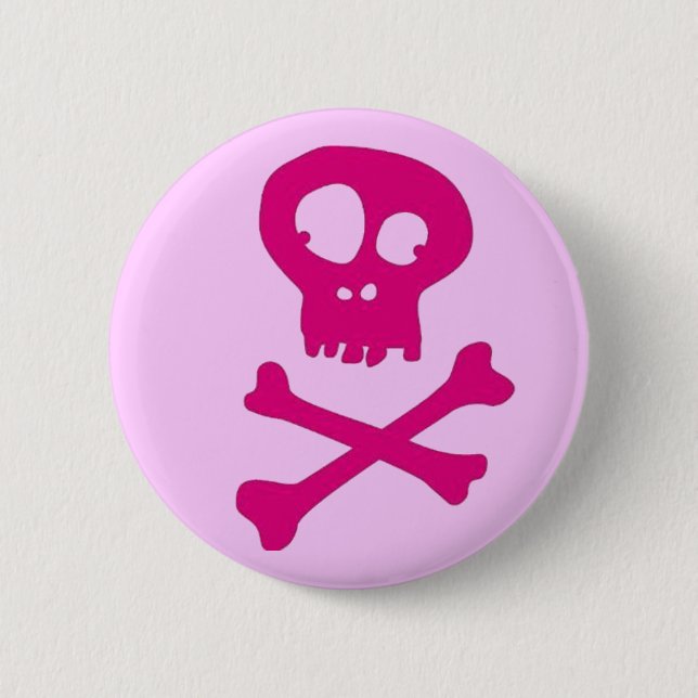 In Rose für Halloween - Button (Vorderseite)