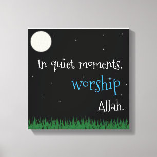 In ruhige Momente Leinwanddruck