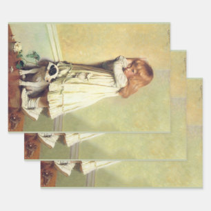 In Schande von Charles Burton Barber, Vintage Kuns Geschenkpapier Set