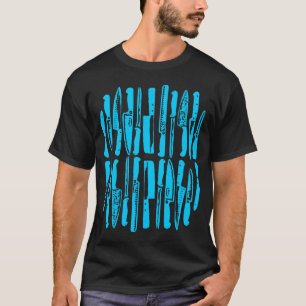 In Scheiben geschnitten und gewürfelt - Himmelblau T-Shirt