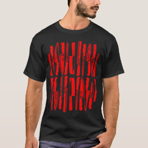 In Scheiben geschnitten und gewürfelt - Rot auf Du T-Shirt