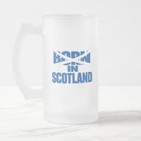 In Schottland geborene Milchglas-Tasse