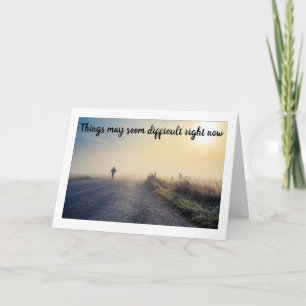 IN SCHWIERIGER ZEIT "ICH BIN HIER FÜR DICH" KARTE