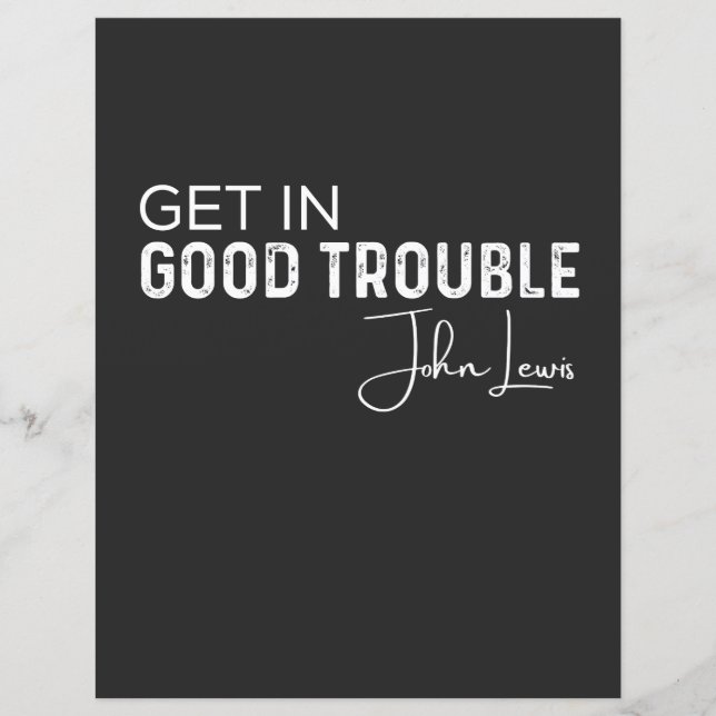 in Schwierigkeiten geraten (Vorderseite)