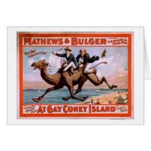 "In schwulen Coney Island" Musical Comedy Poster #