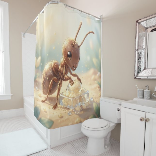 In Search of Blossom Gold.3 Duschvorhang (Beispiel)