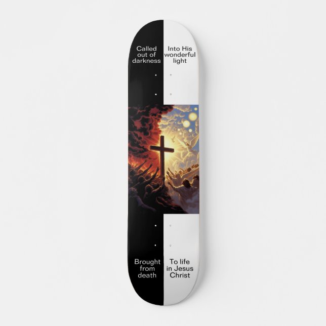 In Sein Licht Skateboard (Vorne)