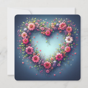 "In seiner Liebe Geblüht" Grußkarte Karte