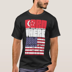 In Singapur geboren, Amerikaner T-Shirt
