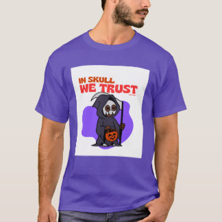 In Skull We Trust Halloween Männer T-Shirt