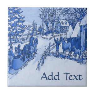 In Snow Tile, Holländisch Look, personalisieren Fliese