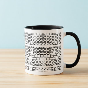 In Solitude Mode Hidden Message Introvert Tasse