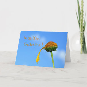 In Stilem Gedenken Karte