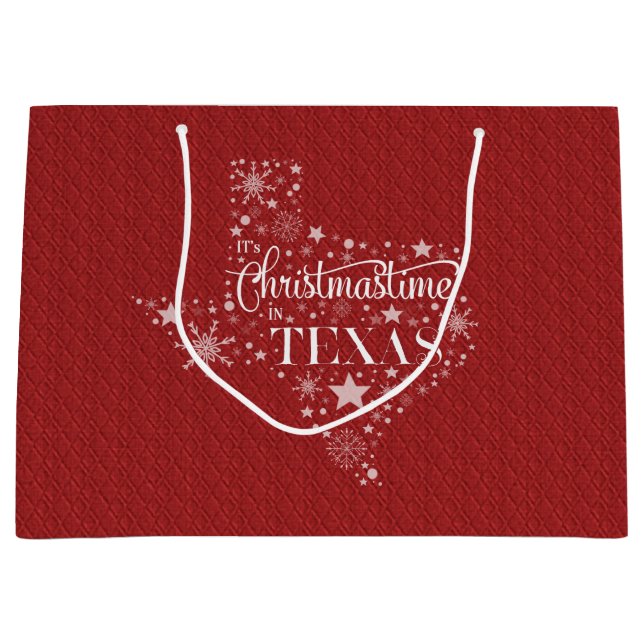 In Texas ist Weihnachten Große Geschenktüte (Vorderseite)