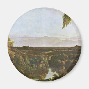 In the Catskills by Cole Thomas (Beste Qualität) Magnet