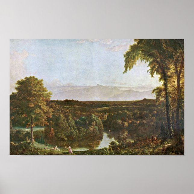 In the Catskills by Cole Thomas (Beste Qualität) Poster (Vorne)