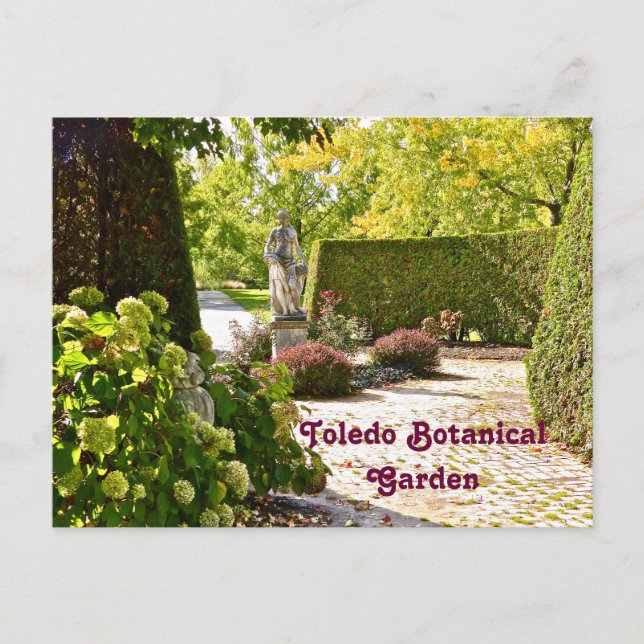 "IN THE GARDEN" TOLEDO BOTANICAL GARDENS (FOTO) POSTKARTE (Vorderseite)