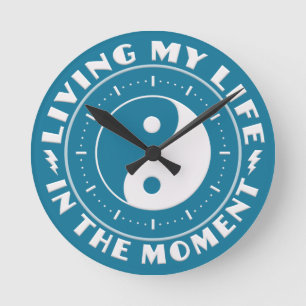 IN THE MOMENT custom wall clocks Runde Wanduhr