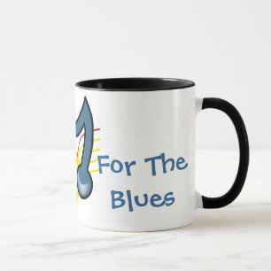 In The Mood For The Blues Keramikbecher Tasse