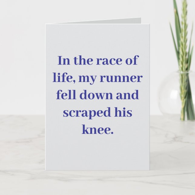 In the race of life... #1 karte (Vorderseite)