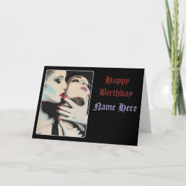 "In the Shadows" Gemälde auf einem Dankeskarte