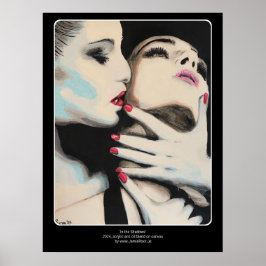"In the Shadows" Gemälde auf einem Poster