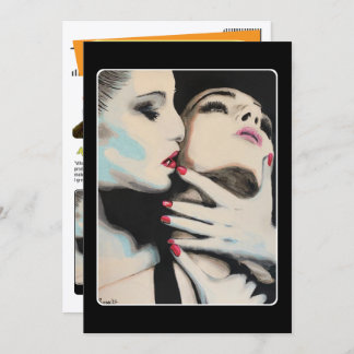 ‘In the Shadows’ Painting on a Small-Scale Print  Einladung