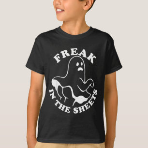 In The Sheets Lustiger Halloween Boo Geist T-Shirt