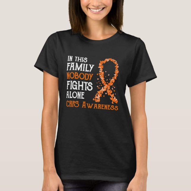 In This Family Nobody Fights Alone CRPS T-Shirt (Vorderseite)