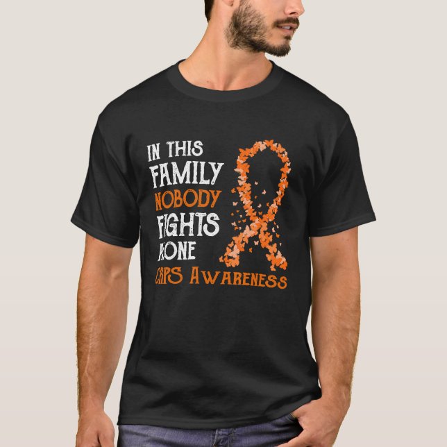 In This Family Nobody Fights Alone CRPS T-Shirt (Vorderseite)