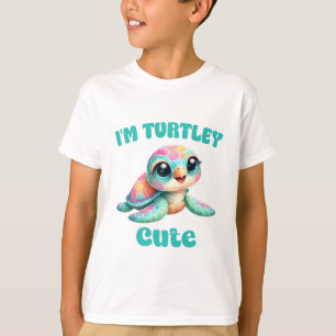 In total süße lustige Schildkrötenkunst T-Shirt