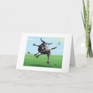 In Touch Spaß behaltend leere Grußkarte Karte