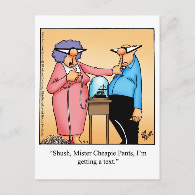 In Touch Spaß Postkarte "Spectickles" behalten (Vorderseite)