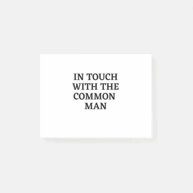 IN_TOUCH_WITH_THE_COMMON_MAN-removebg-preview (1). Post-it Klebezettel (Vorderseite)