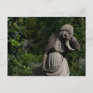 in Tränen Postkarte