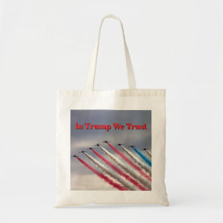 In Trump We Trust: Patriotische Flyover-Tasche Tragetasche